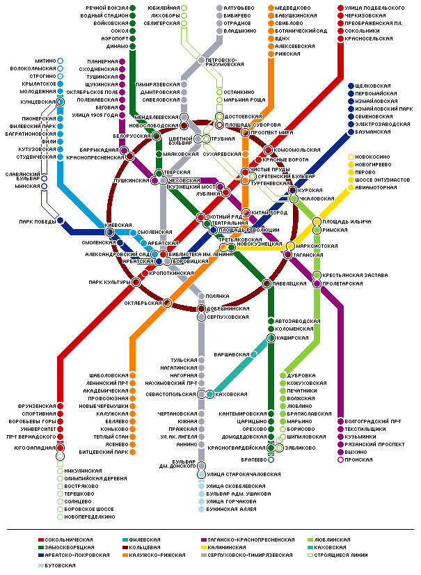 схема метро молодёжная