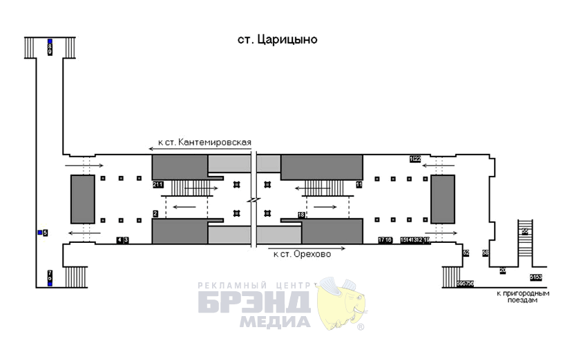 Метро кантемировская царицыно